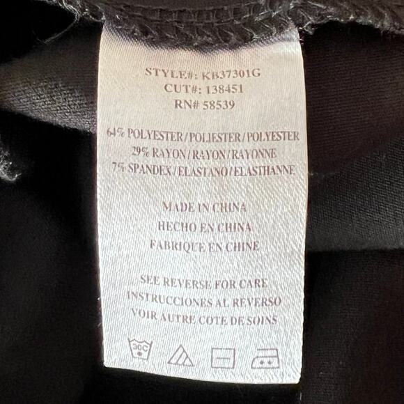 KUT from the Kloth Black Pull on Flare Pants Size 20W - Picture 5 of 5